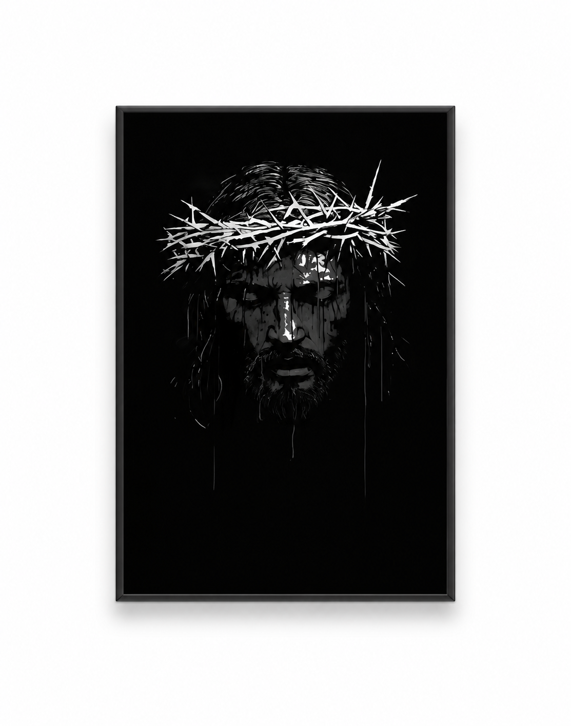 Crown of Thorns — Sacred Portrait Canvas